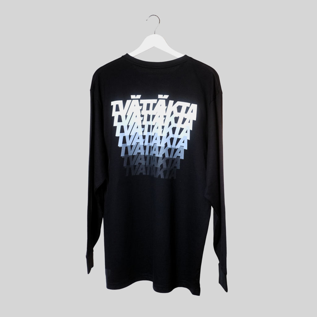 Fade Black LS Tee
