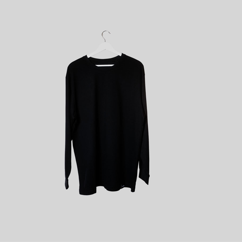 Fade Black LS Tee